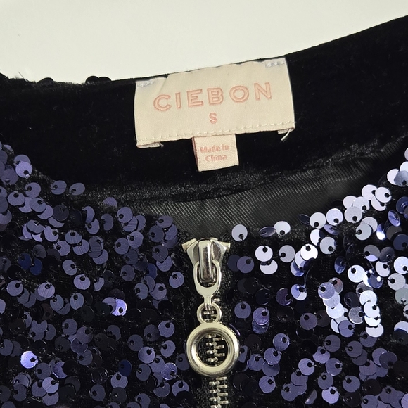 Ciebon Sequined Jacket size S - Picture 4 of 5